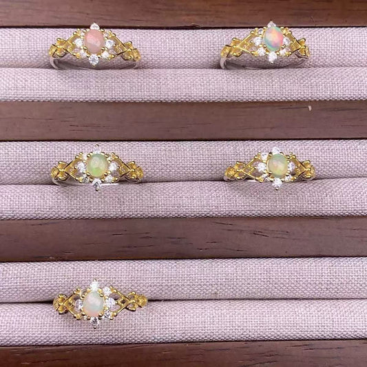 Nature opal ring s925-