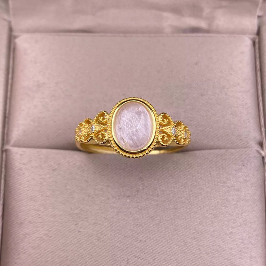 Kunzite S925 Silver inlaid with Gold, Women's, Imported, Textured Purple Lithium-Hued Accessory, Elegant and Fashionable, OL Silver Jewelry