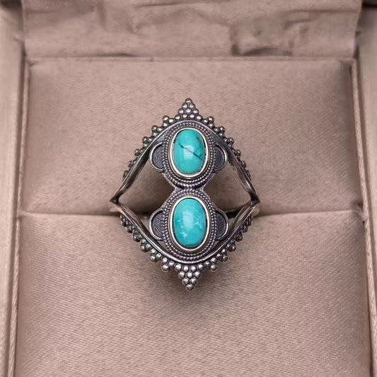 Nature turquoise ring s925
